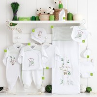 Caramell Комплект за новородено 10 части - Бамбук